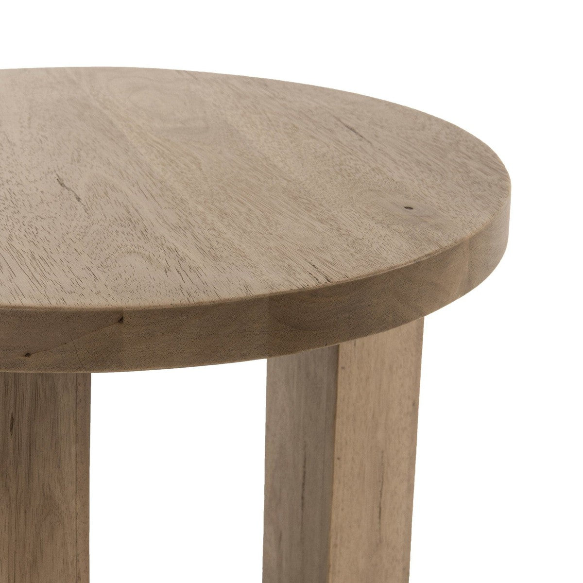 Mesa End Table - Light Brushed Parawood