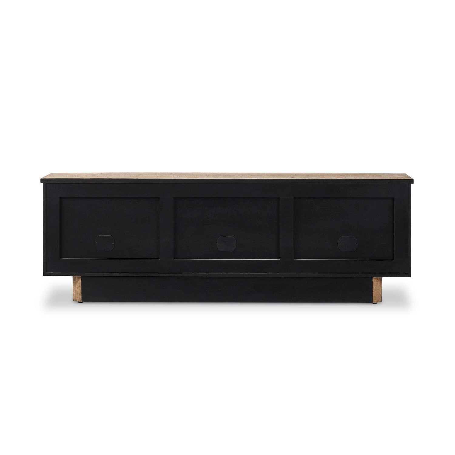 Brinton Media Console - Rustic Oak Veneer