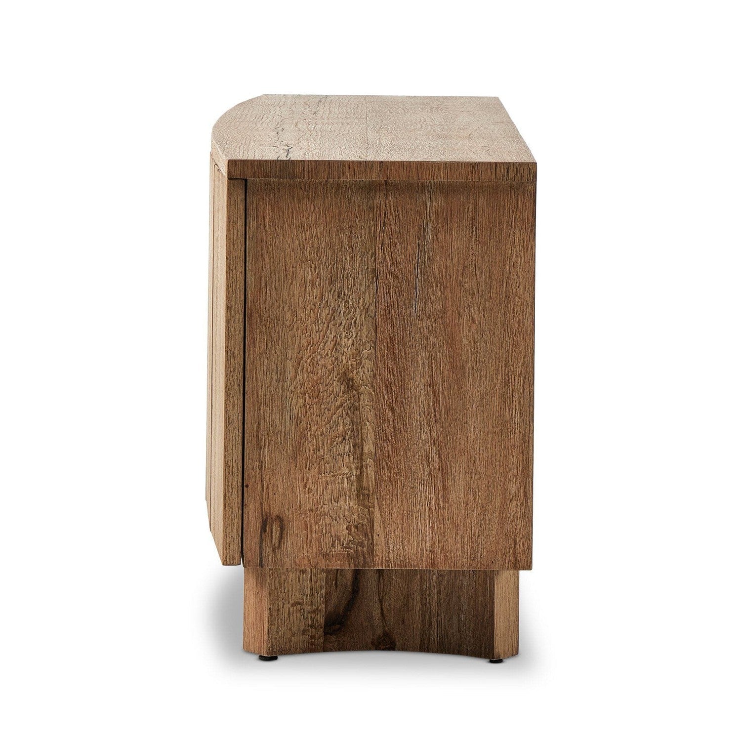 Brinton Media Console - Rustic Oak Veneer