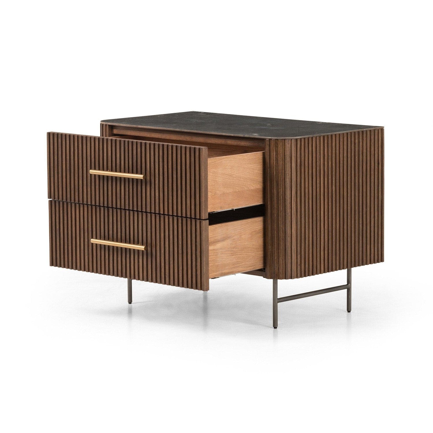 Fletcher Large Nightstand - Bluestone