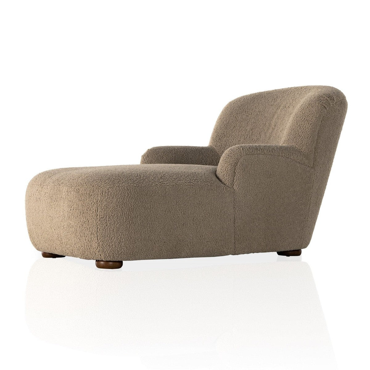 Kadon Chaise Lounge - Sheepskin Camel