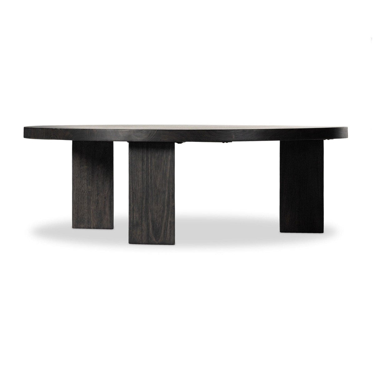 Mesa Round Coffee Table - Ebony Parawood