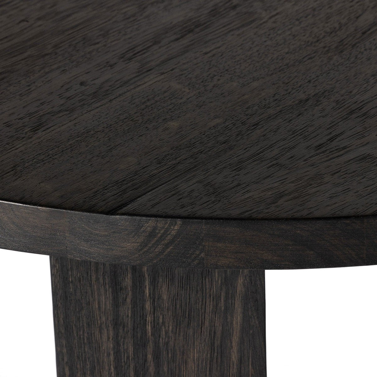 Mesa Round Coffee Table - Ebony Parawood