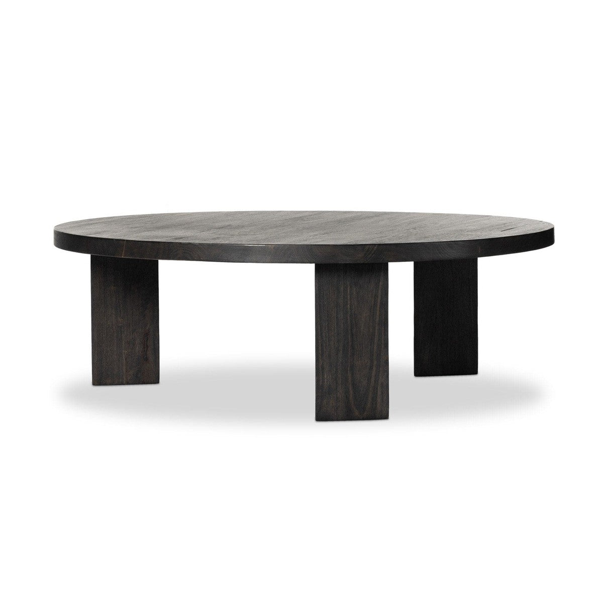 Mesa Round Coffee Table - Ebony Parawood