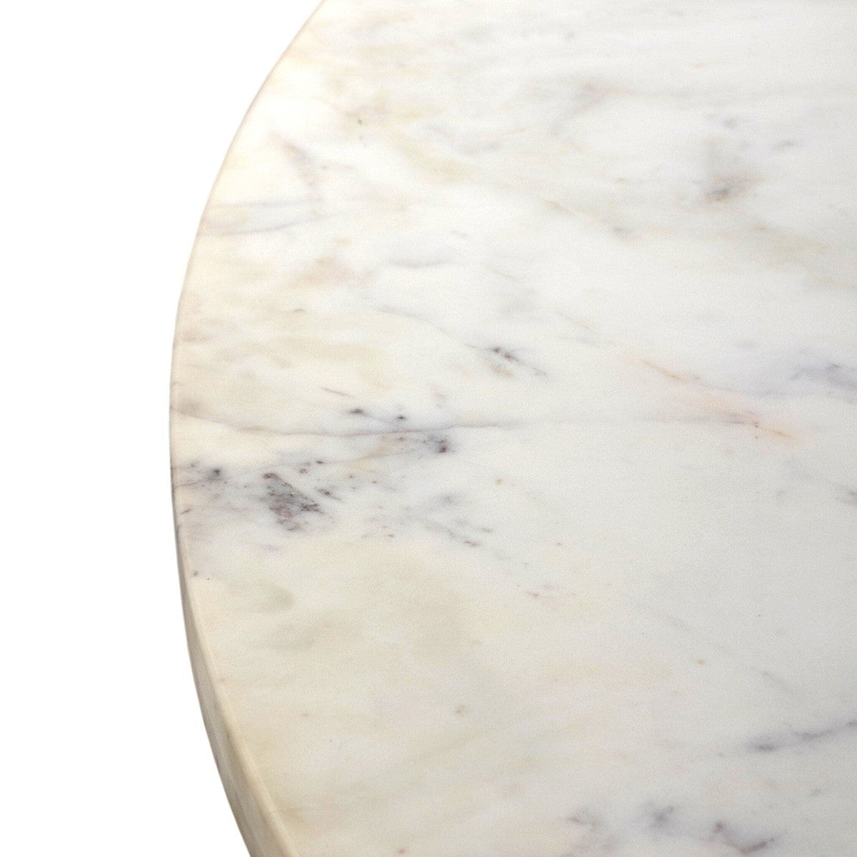 Mariah Round Dining Table 60" - White Marble