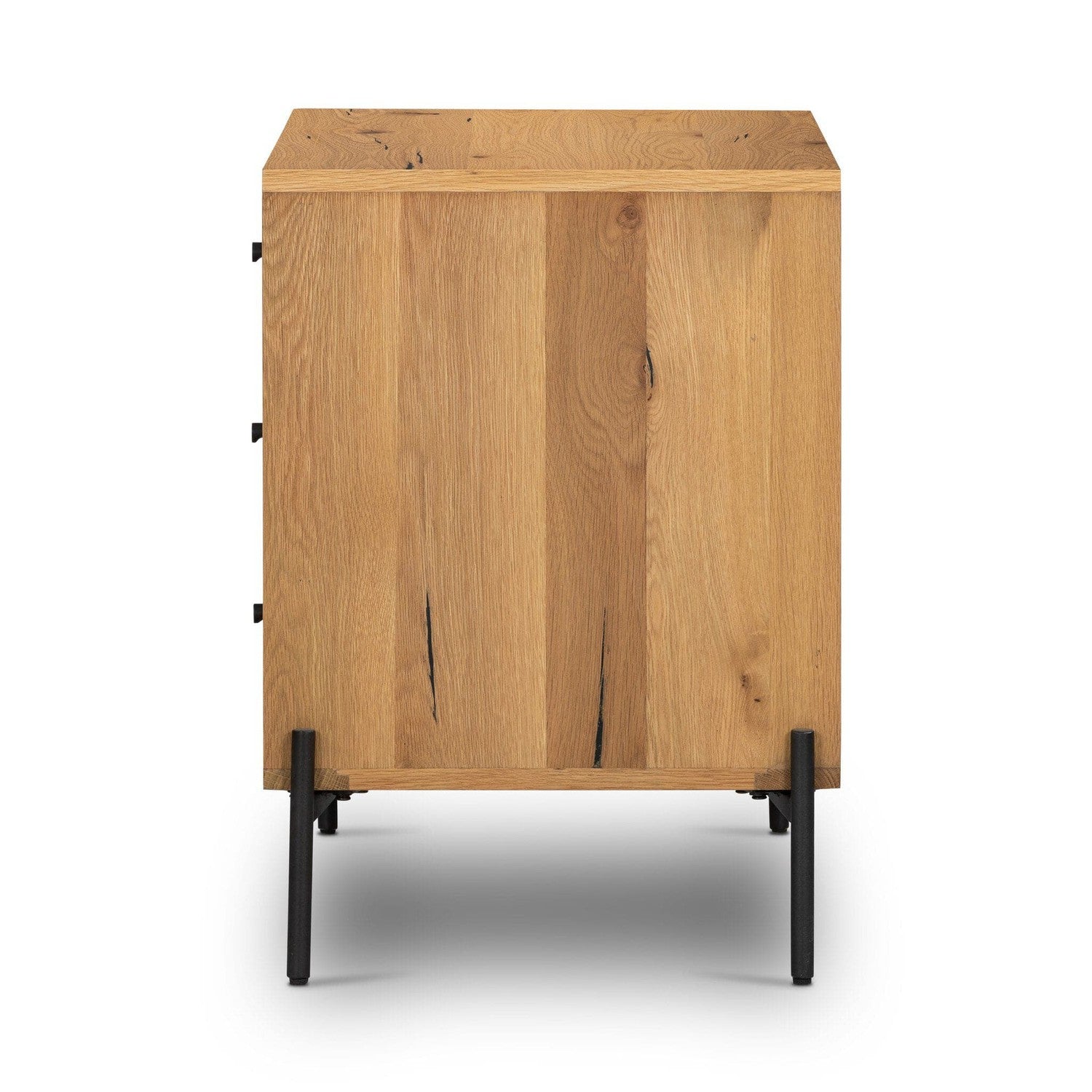 Eaton Large Nightstand - Light Oak Resin