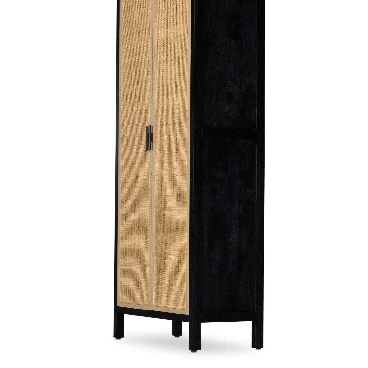 Caprice Tall Cabinet - Black Wash Mango