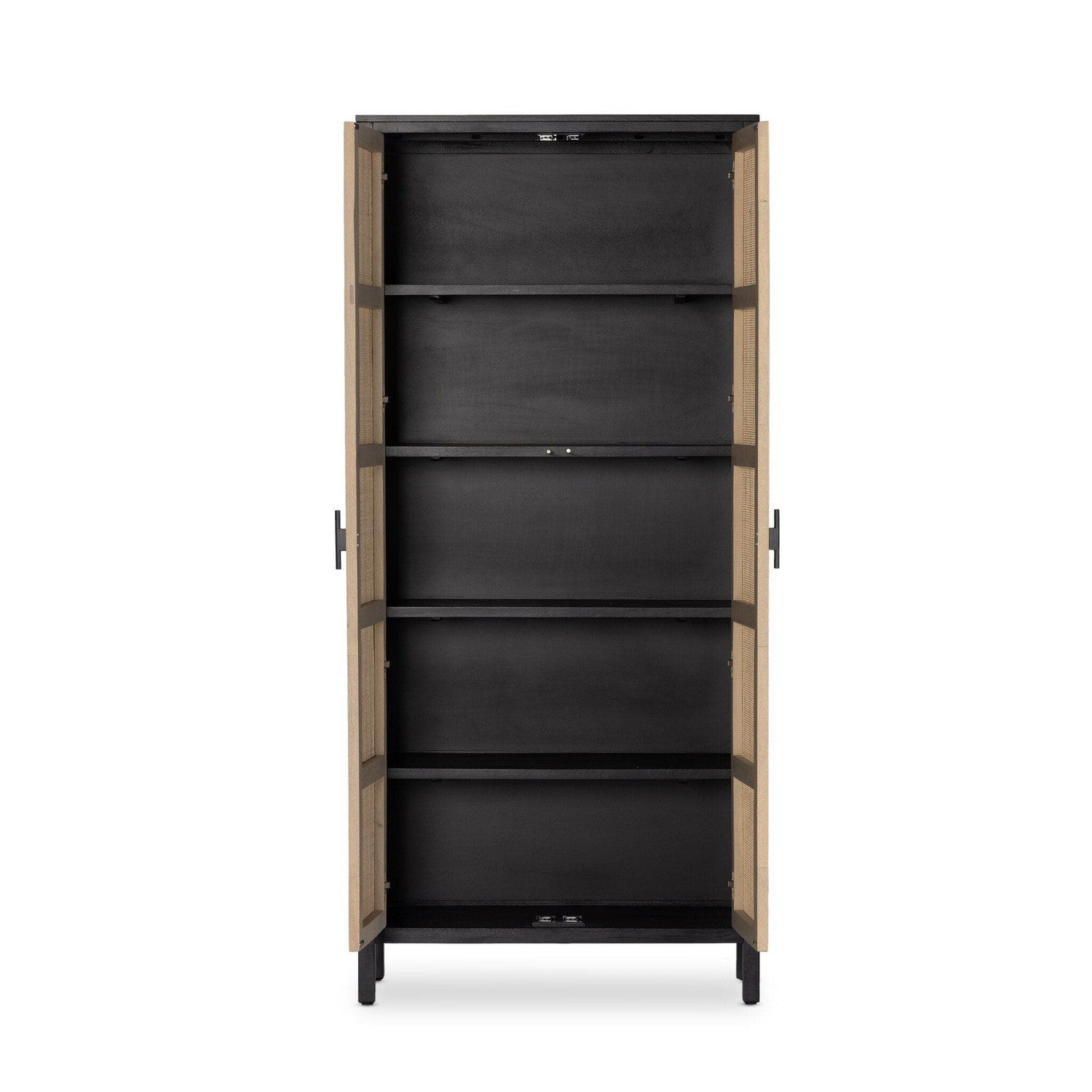 Caprice Tall Cabinet - Black Wash Mango