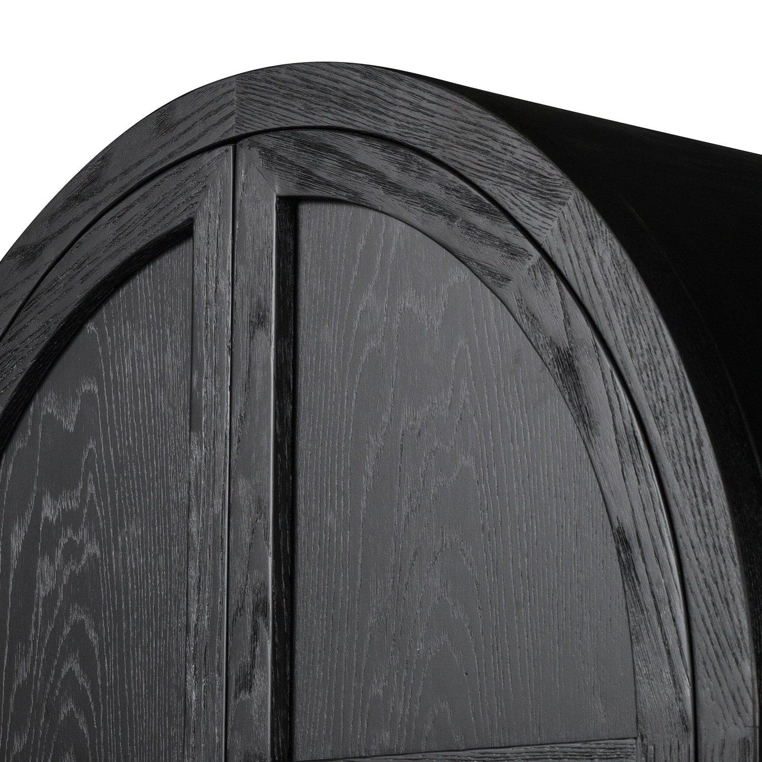 Tolle Panel Door Cabinet - Drifted Matte Black