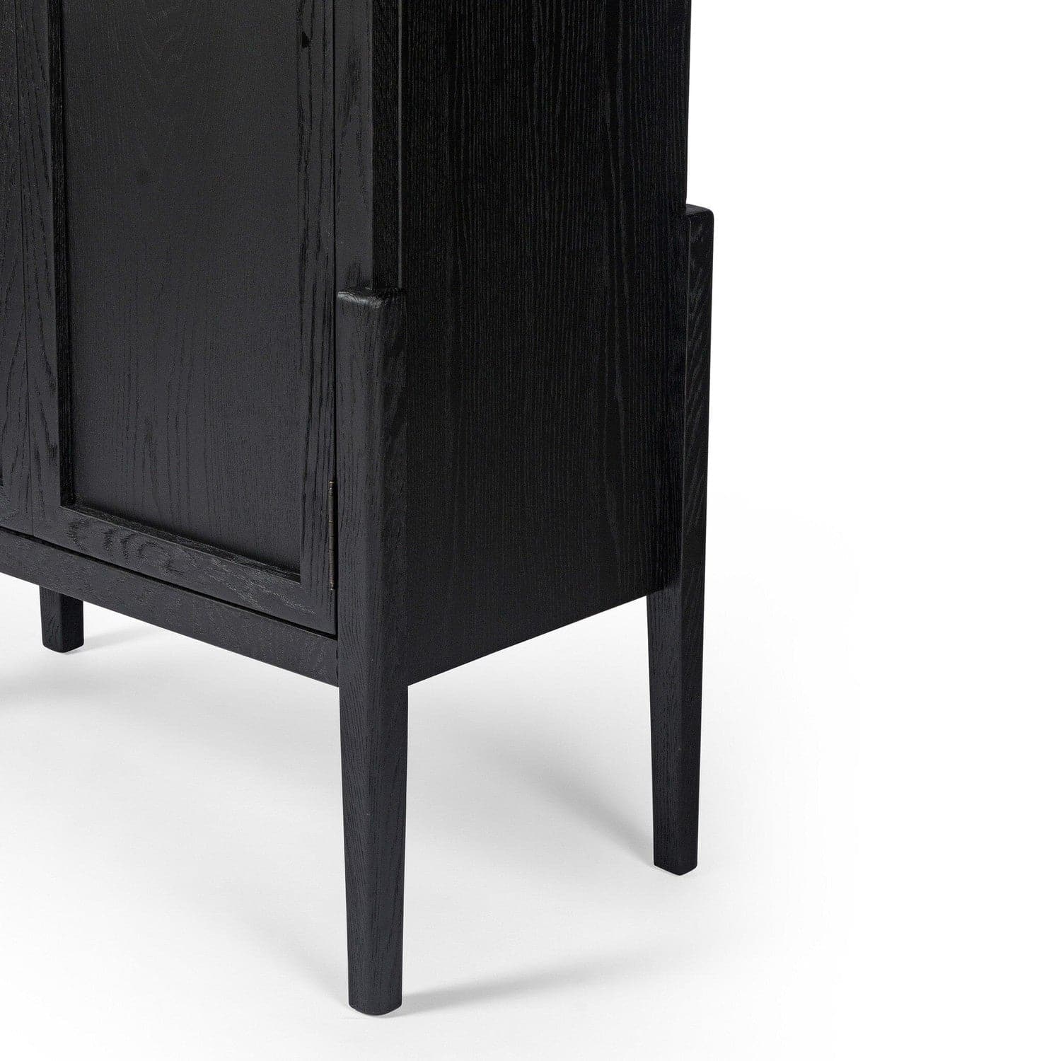 Tolle Panel Door Cabinet - Drifted Matte Black