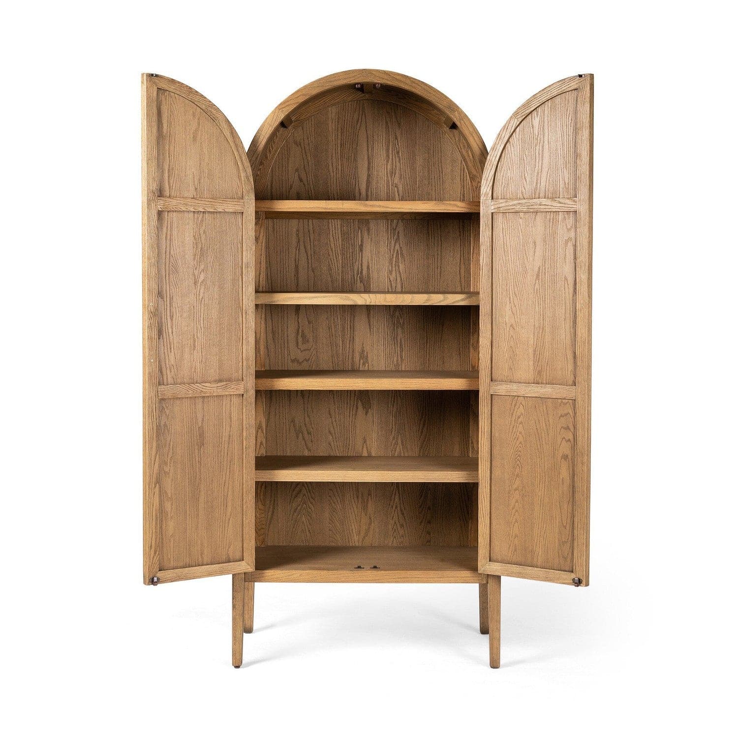 Tolle Panel Door Cabinet - Drifted Oak Solid