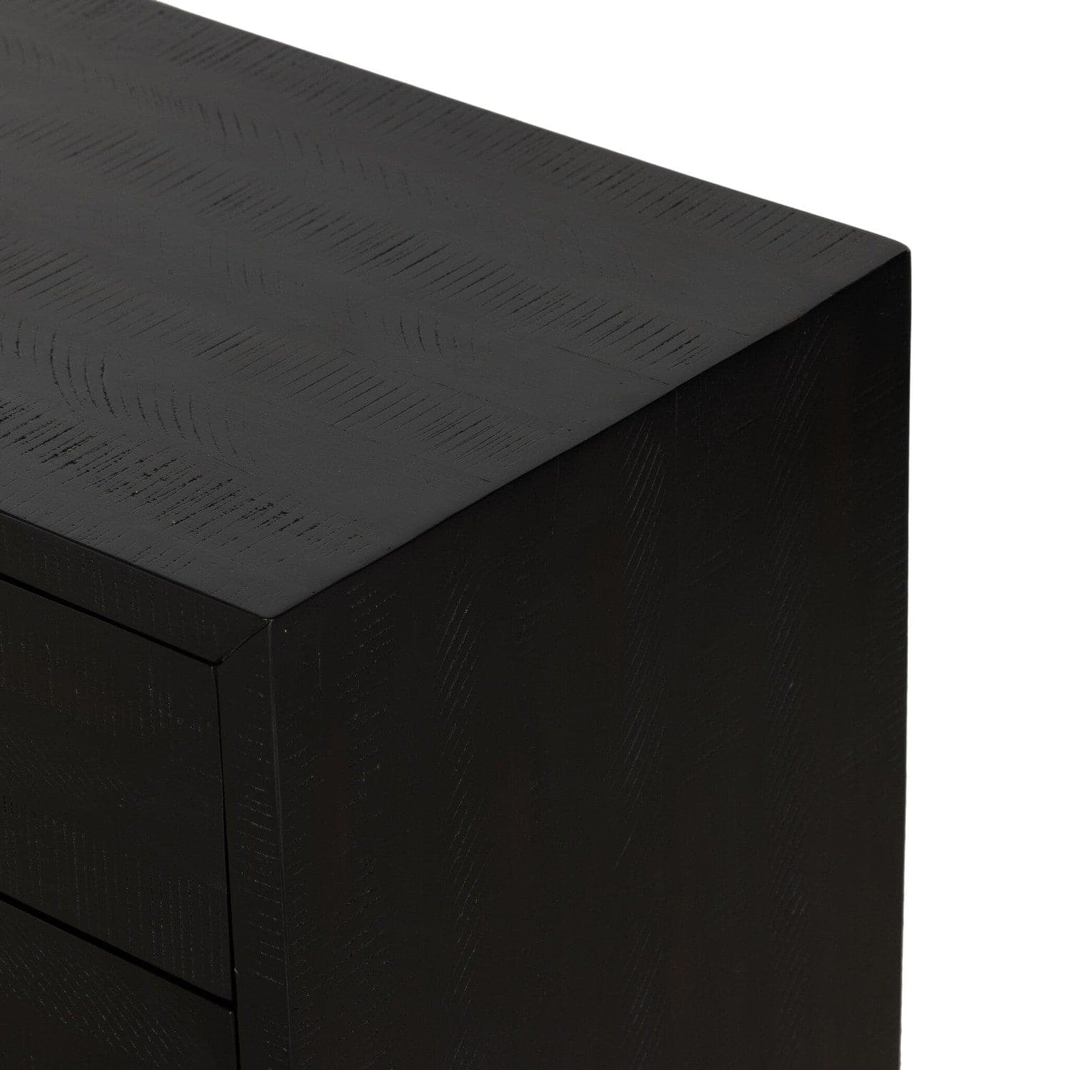 Suki Large Nightstand - Burnished Black