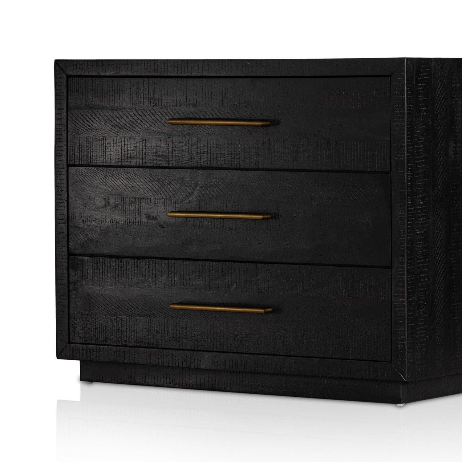 Suki Large Nightstand - Burnished Black