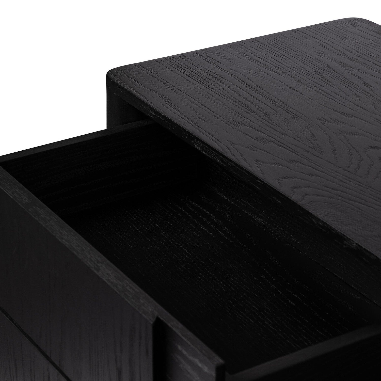 Pollard Media Console - Brushed Ebony Oak Veneer