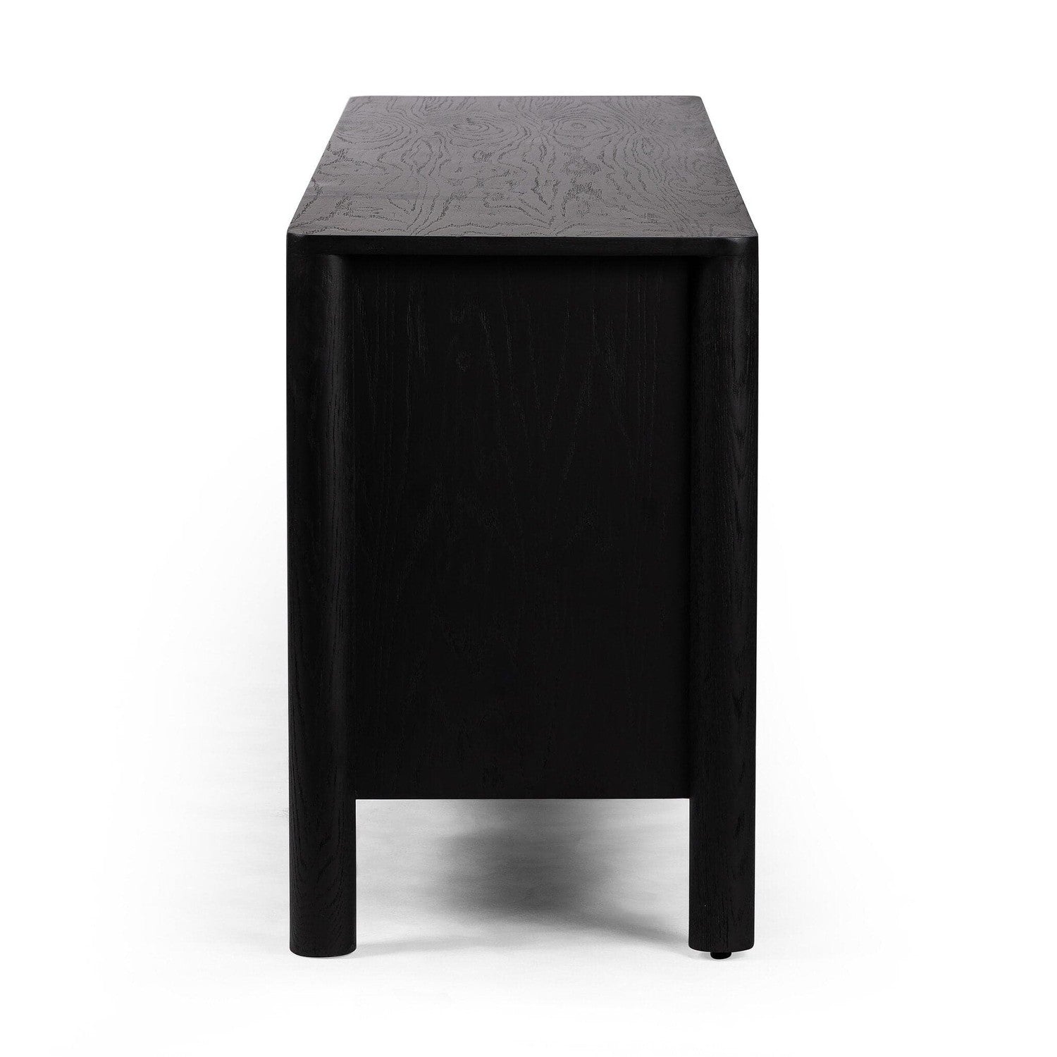 Pollard Media Console - Brushed Ebony Oak Veneer