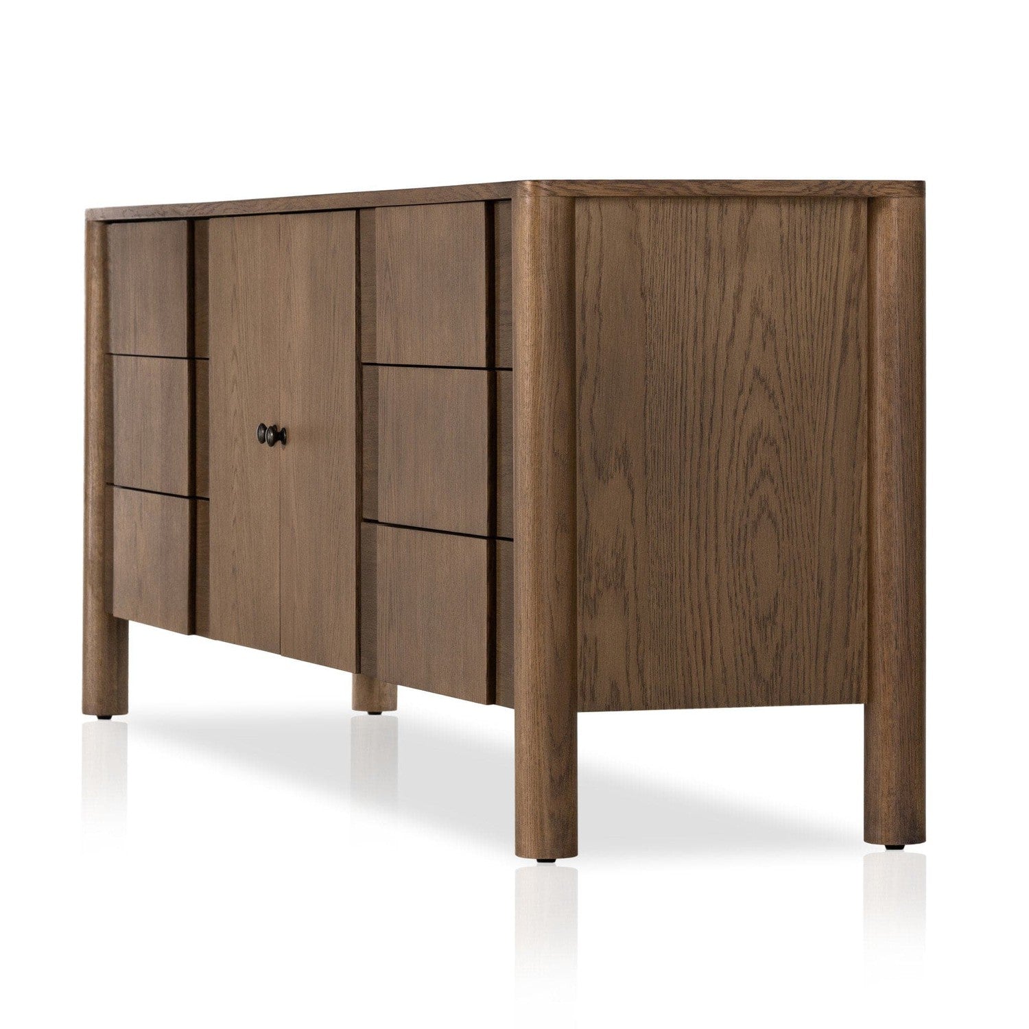 Pollard Media Console - Tan Oak Veneer