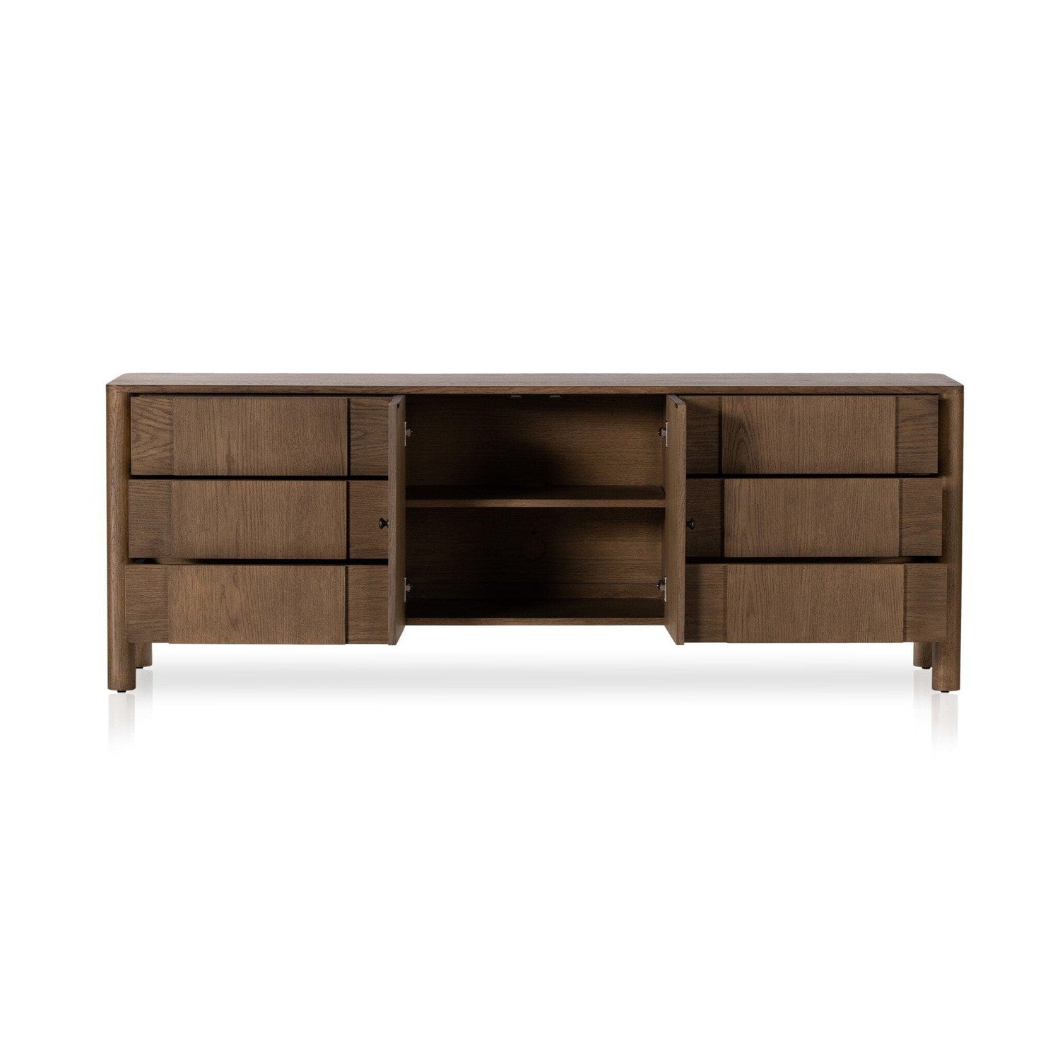 Pollard Media Console - Tan Oak Veneer