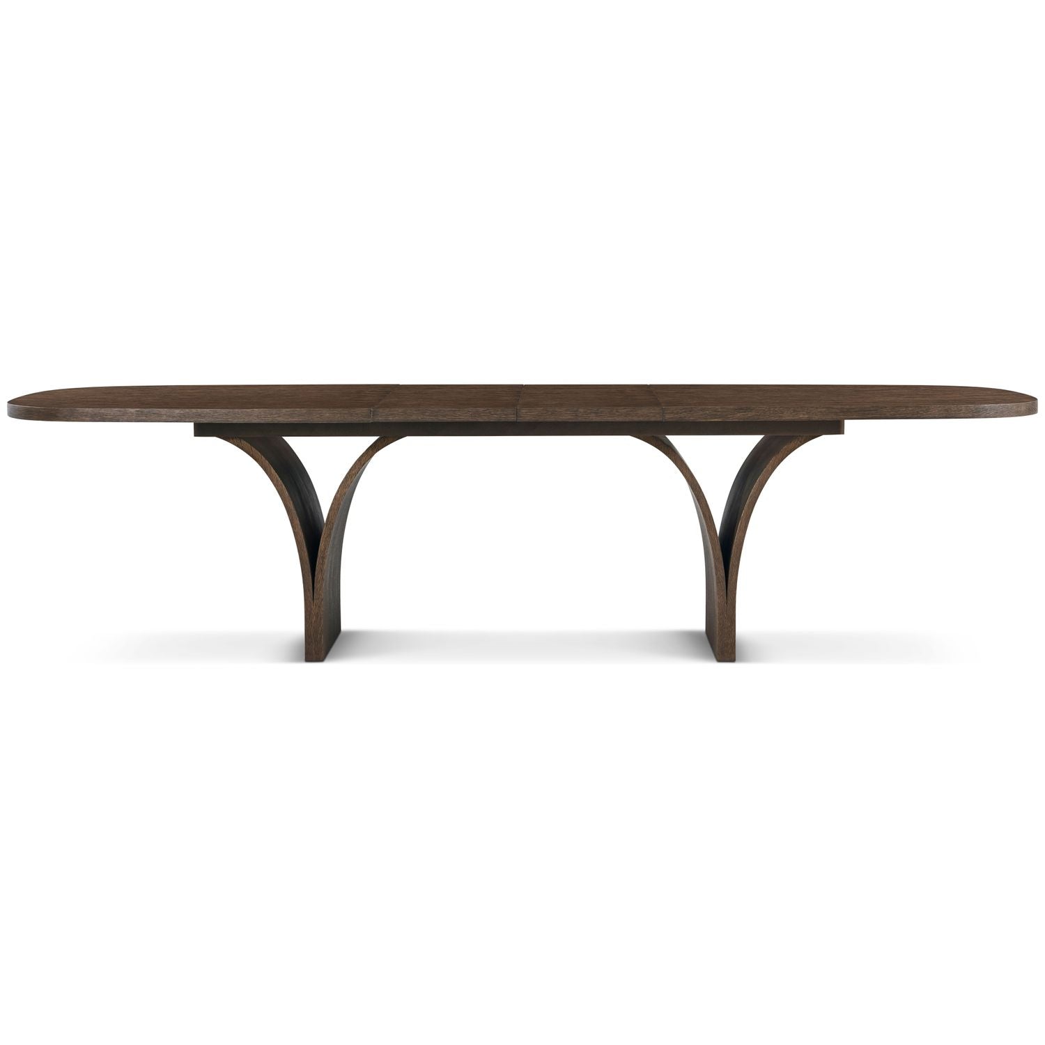 Seoul Extension Oval Dining Table - Brown