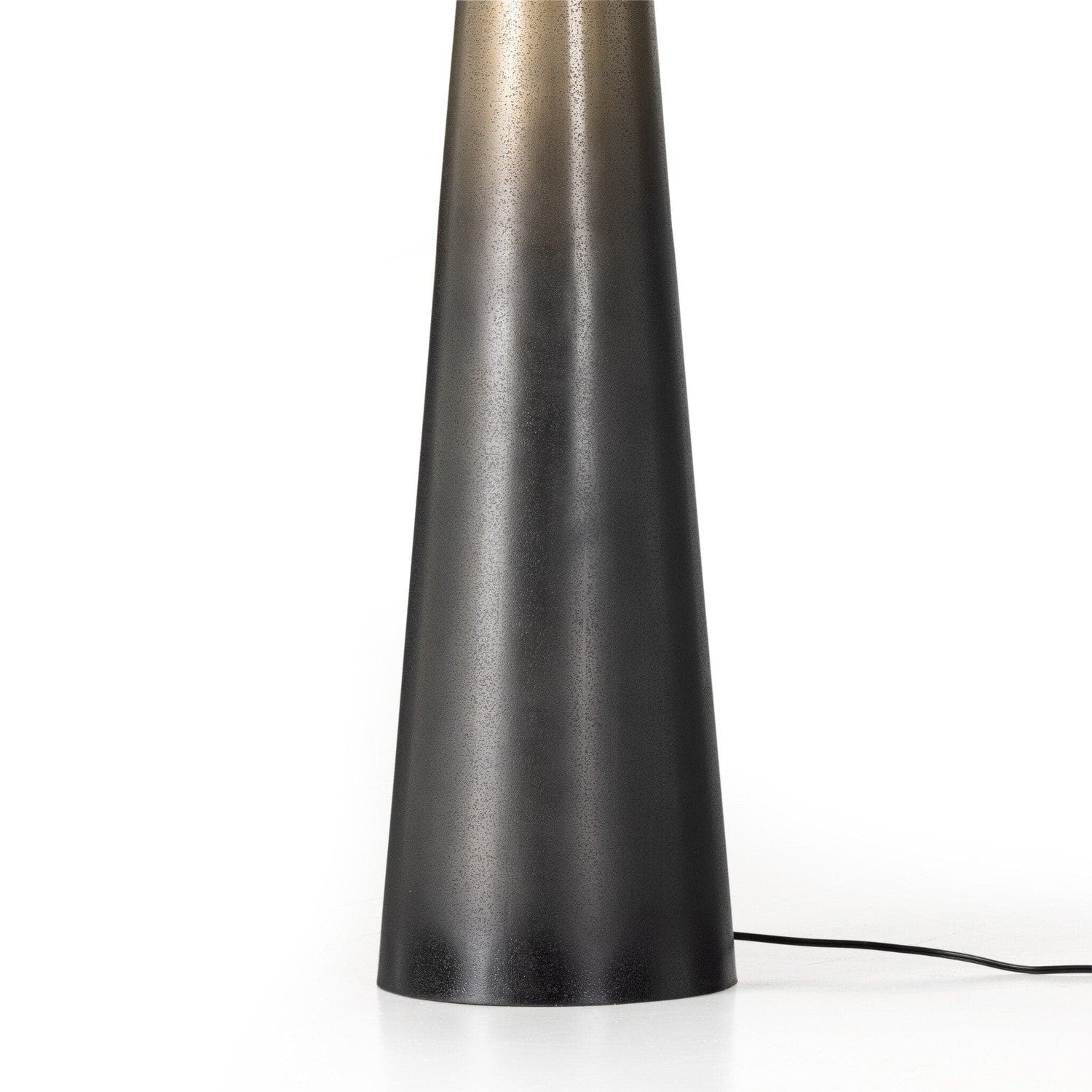 Nour Tapered Shade Floor Lamp - Ombre Stainless Steel