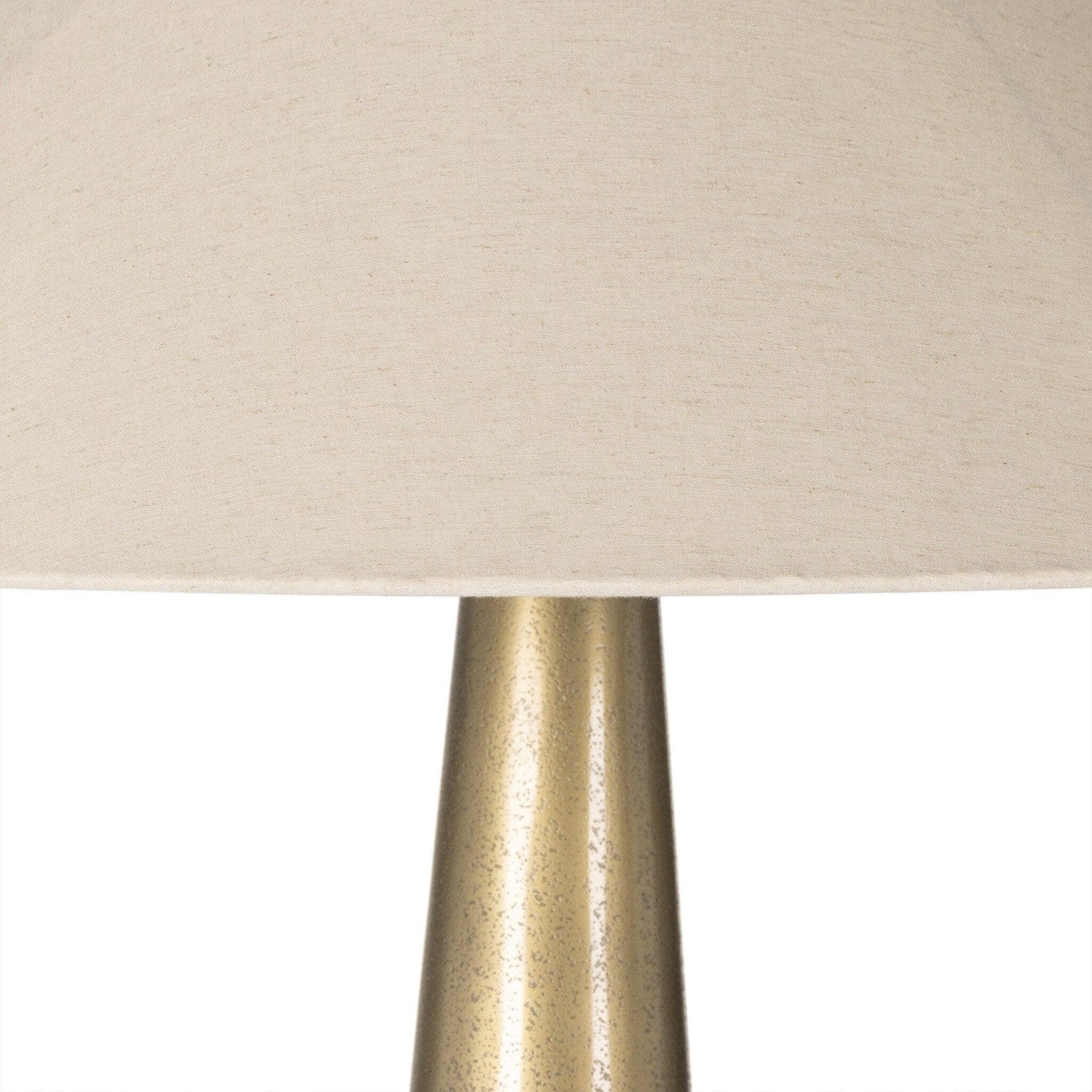 Nour Tapered Shade Floor Lamp - Ombre Stainless Steel