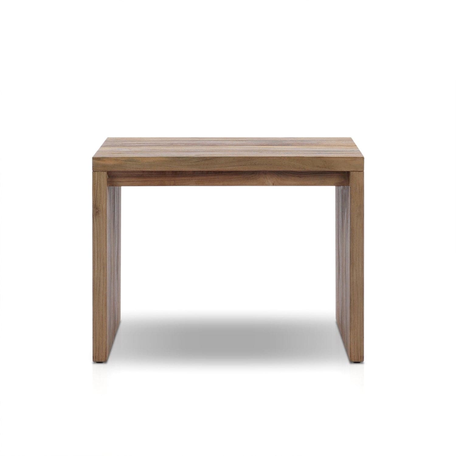 Gilroy Outdoor End Table - Reclaimed Ntrl-Four Hands-FH-235122-001-Outdoor Side Tables-3-France and Son