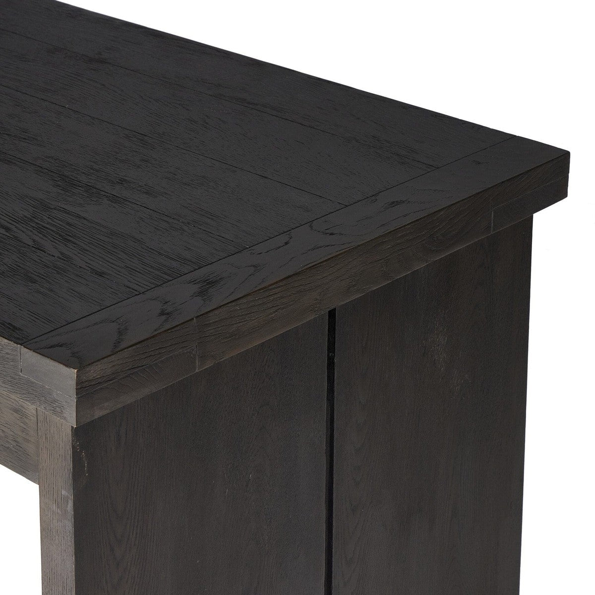 Warby Desk - Worn Black Veneer