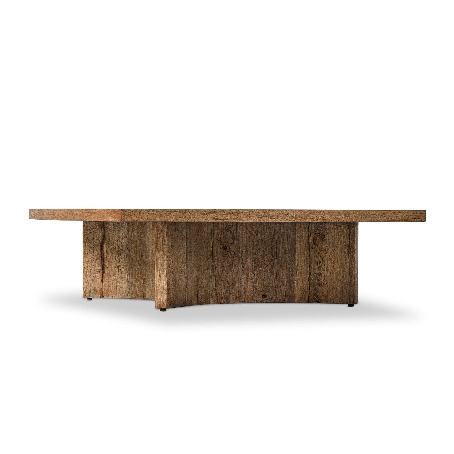 Brinton Square Coffee Table - Rustic Oak Veneer