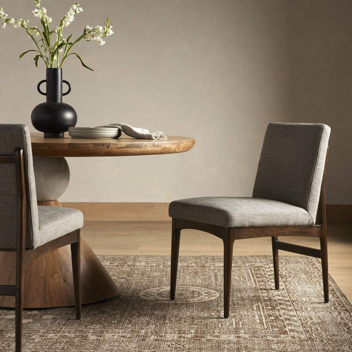 Abida Dining Chair - Alcala Nickel