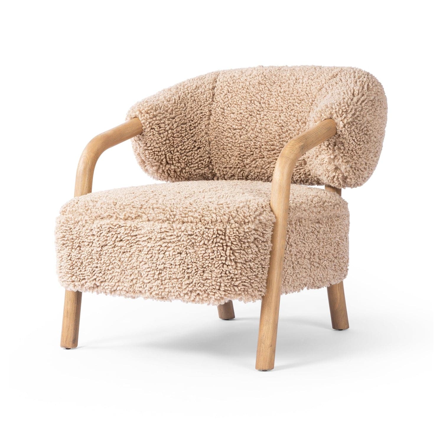 Brodie Chair - Sheldon Ivory-Four Hands-FH-235235-003-Lounge ChairsAndes Toast-5-France and Son
