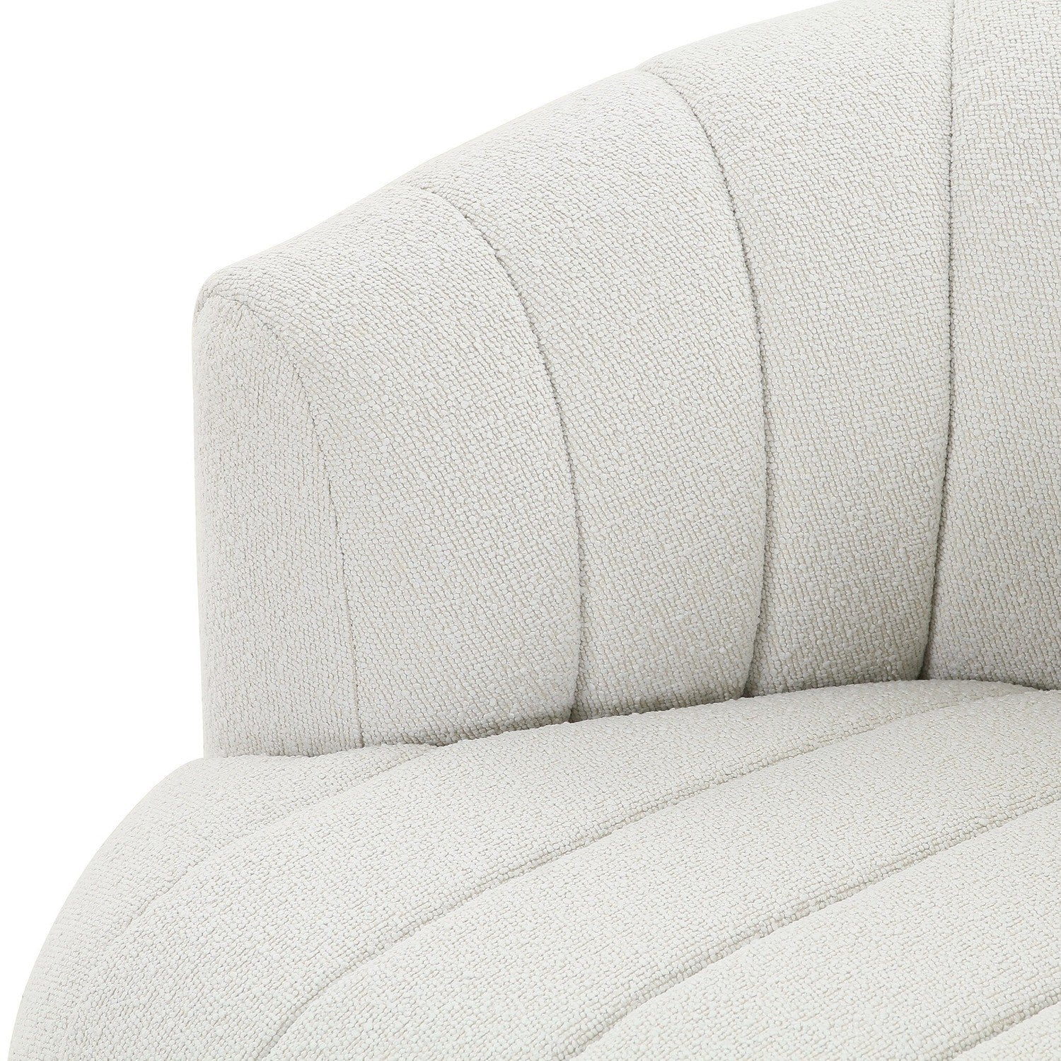 Elliana Swivel Chair - FIQA Boucle Natural