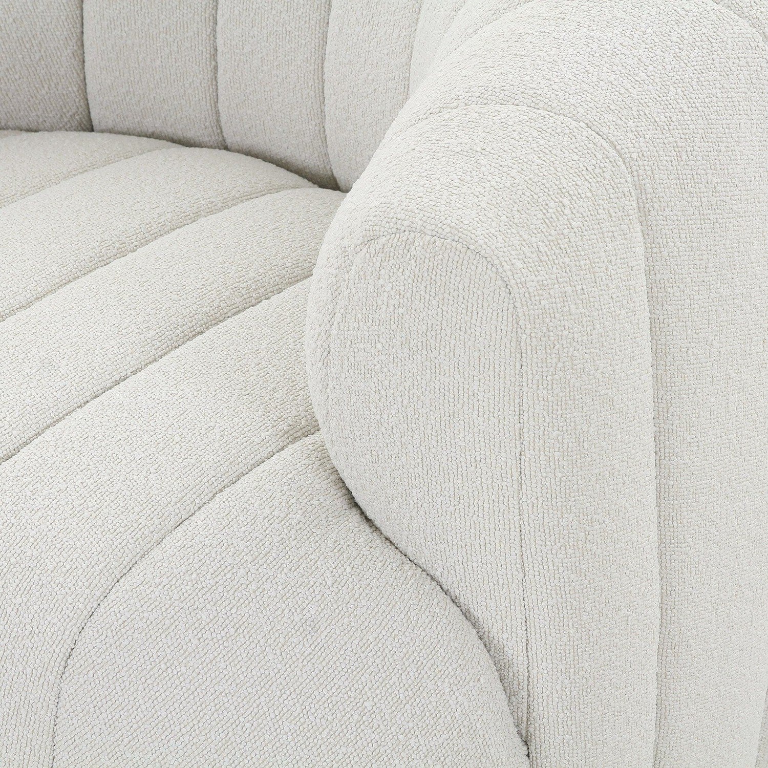 Elliana Swivel Chair - FIQA Boucle Natural