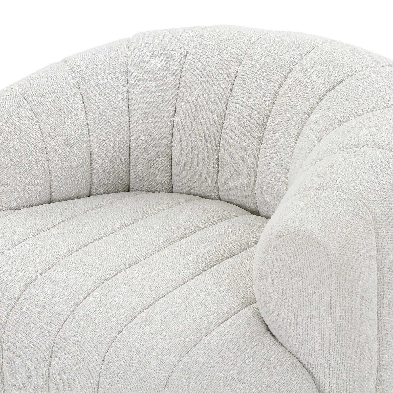 Elliana Swivel Chair - FIQA Boucle Natural