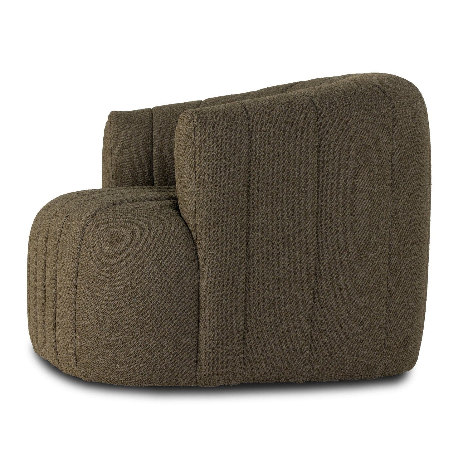 Elliana Swivel Chair - FIQA Boucle Olive