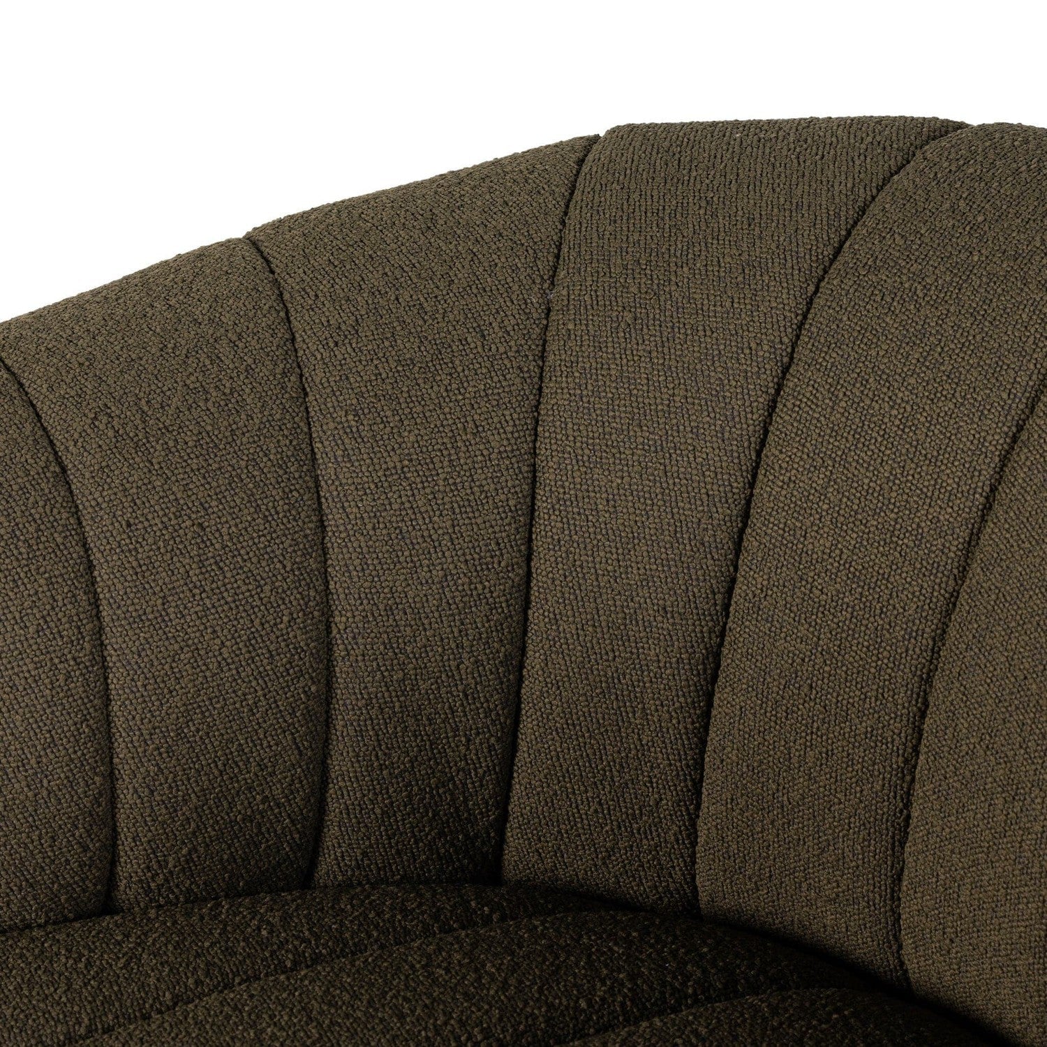 Elliana Swivel Chair - FIQA Boucle Olive