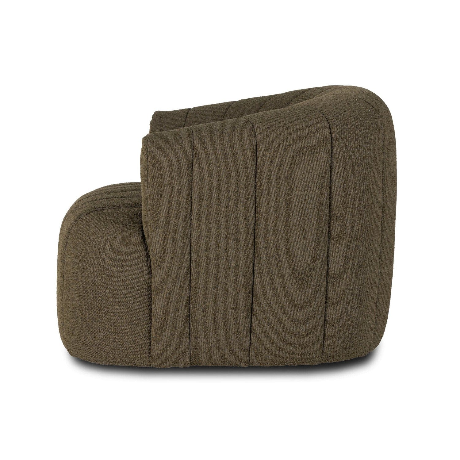 Elliana Swivel Chair - FIQA Boucle Olive