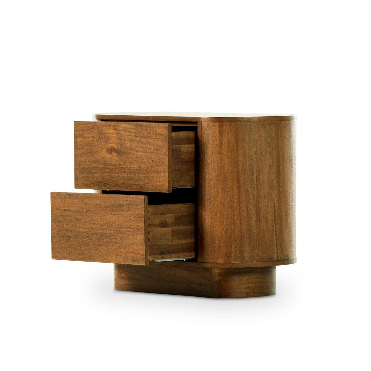 Paden Nightstand - Seasoned Brown Acacia