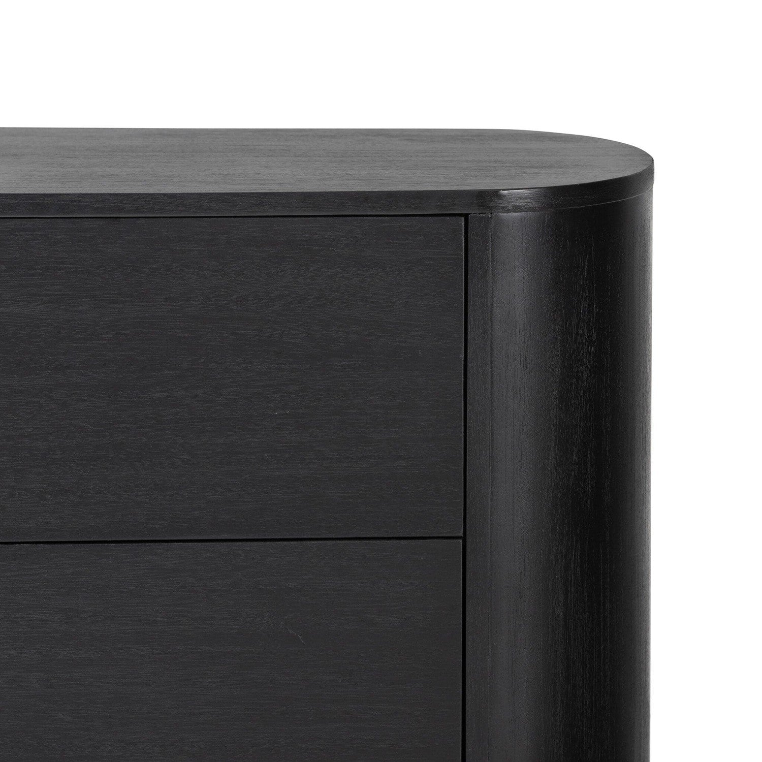 Paden Nightstand - Aged Black Acacia