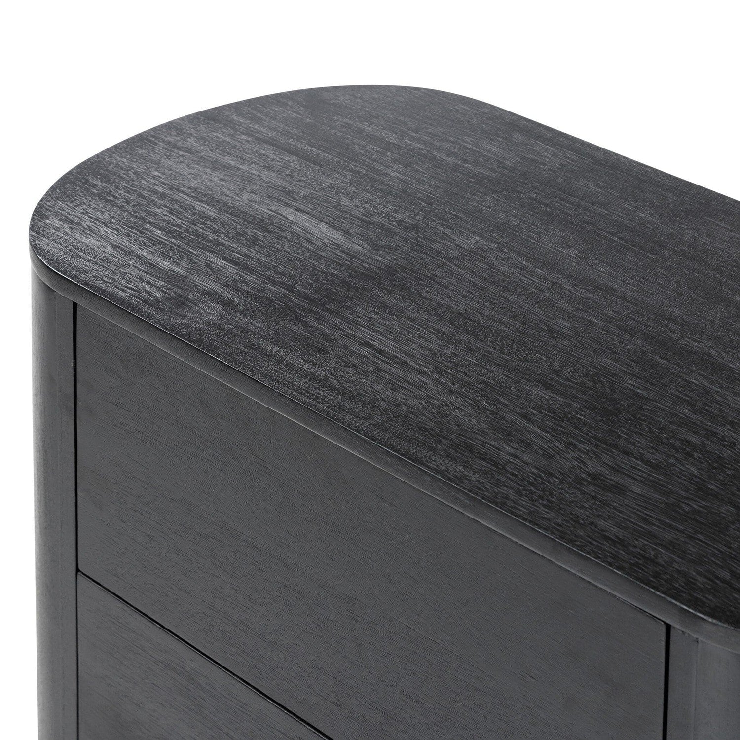 Paden Nightstand - Aged Black Acacia