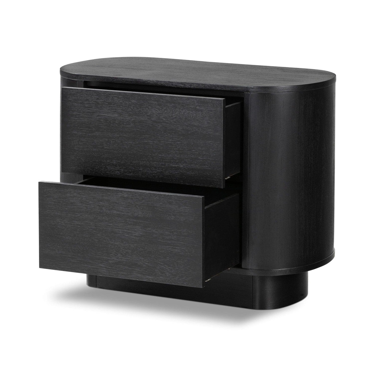 Paden Nightstand - Aged Black Acacia