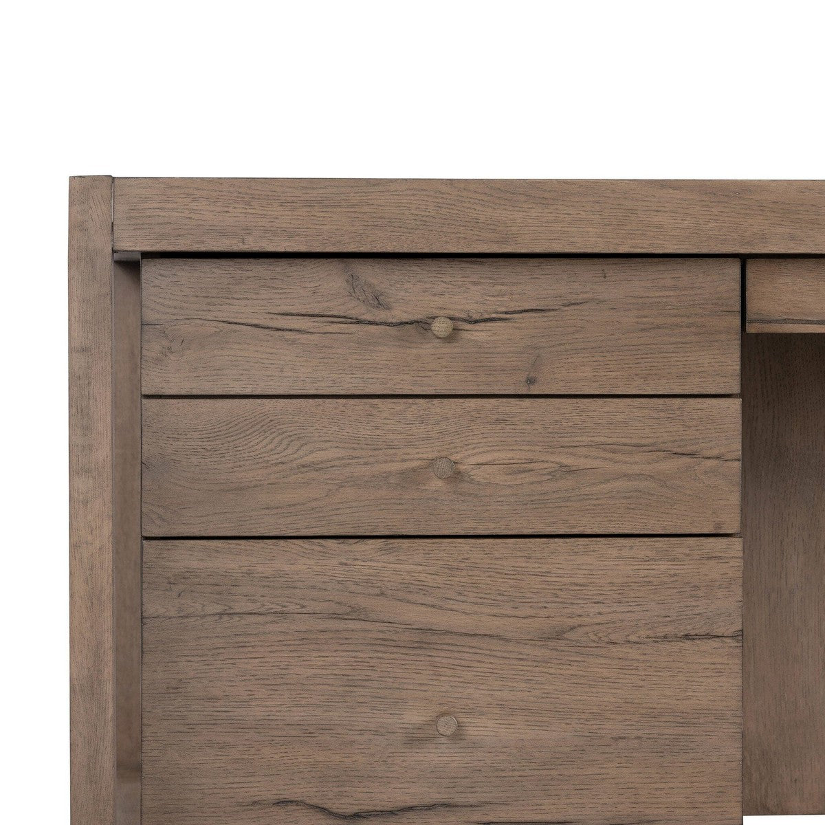 Suspension Desk - Rustic Grey Veneer