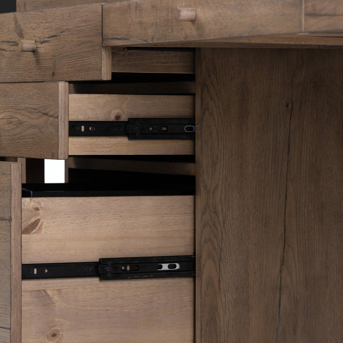 Suspension Desk - Rustic Grey Veneer