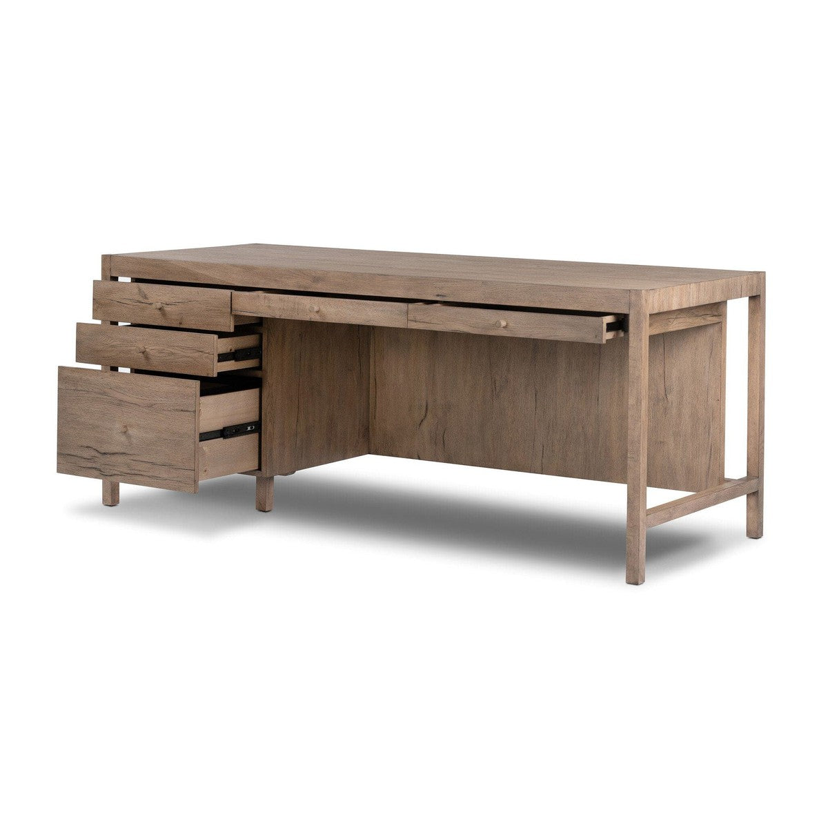 Suspension Desk - Rustic Grey Veneer
