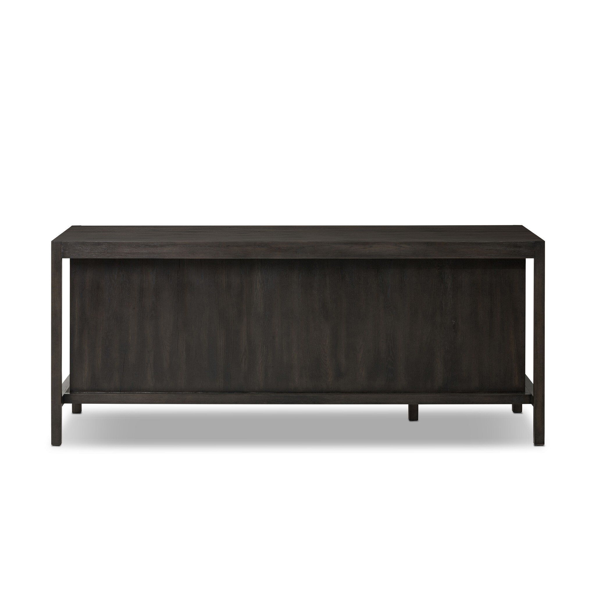 Suspension Desk - Smoked Black Veneer - Black