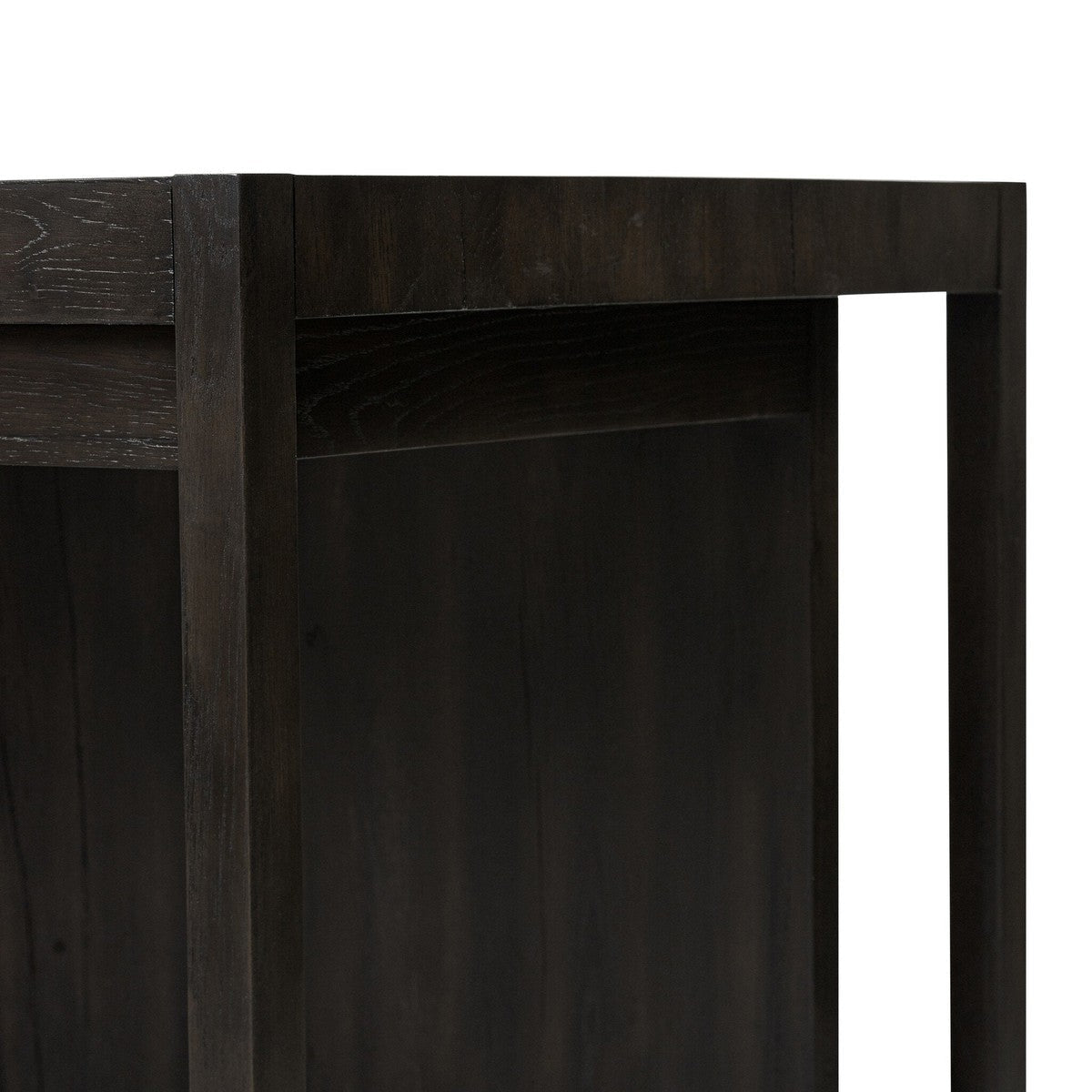 Suspension Desk - Smoked Black Veneer - Black