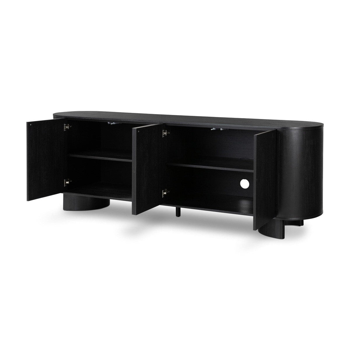 Paden Sideboard - Aged Black Acacia