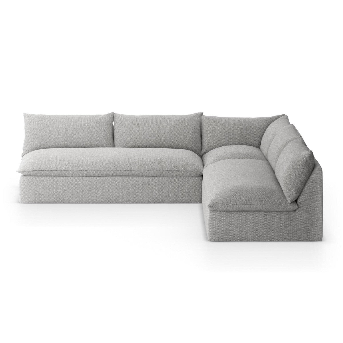 Grant Outdoor 3-Piece Sectional - Faye Ash