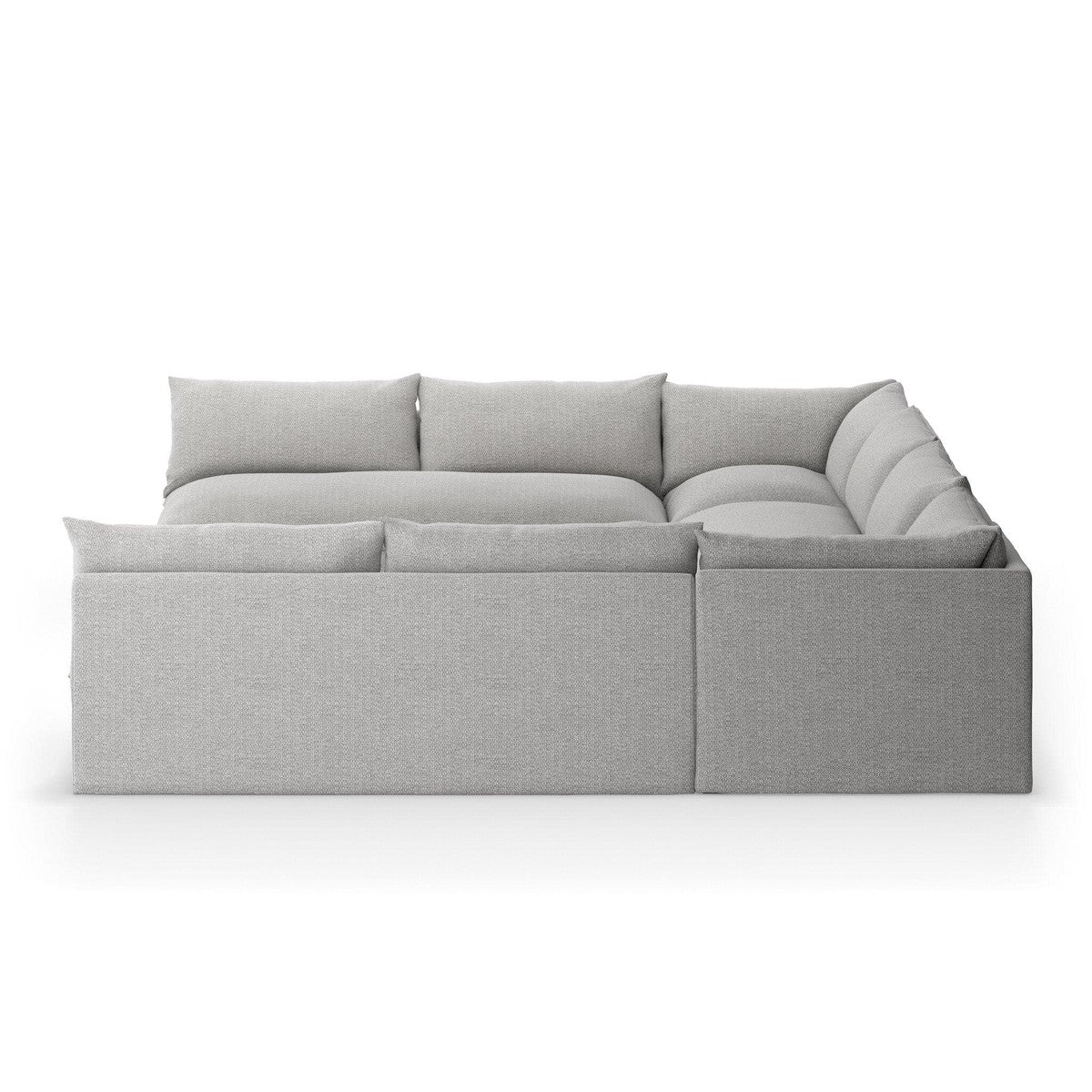 Grant Outdoor 5-Piece Sectional - Faye Ash