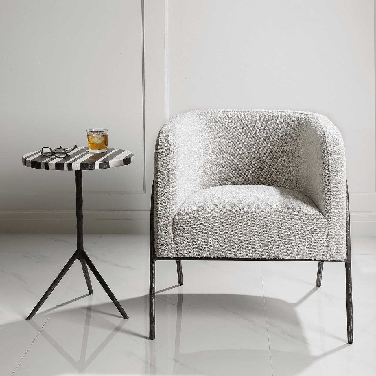 Jacobsen Accent Chair-Uttermost-UTTM-23571-Lounge Chairs-2-France and Son