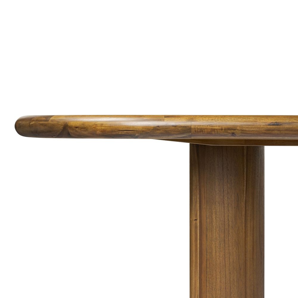 Paden Extension Dining Table - Seasoned Brown Acacia