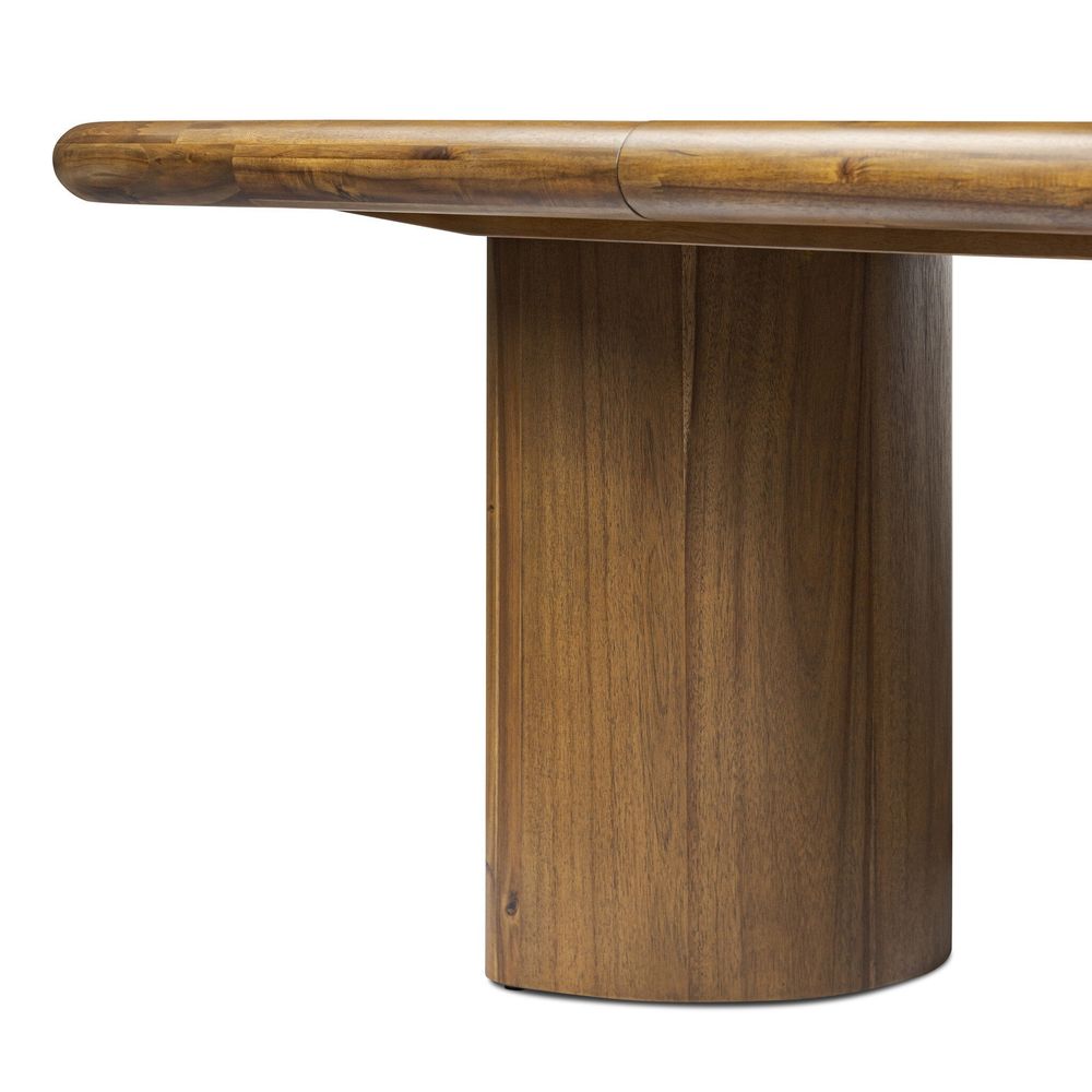 Paden Extension Dining Table - Seasoned Brown Acacia
